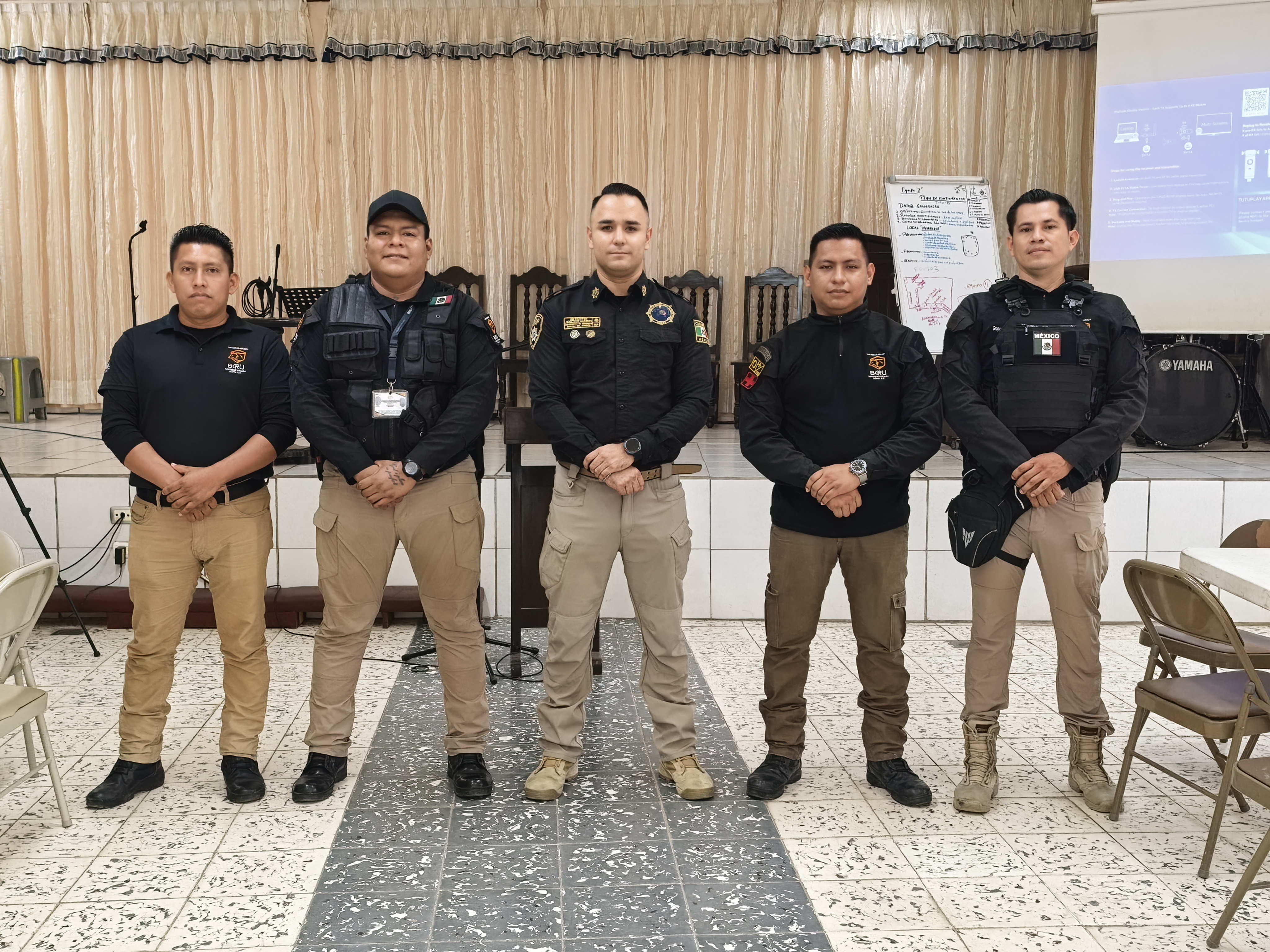 Elementos activos en Tapachula y Chiapas — BORU Seguridad Privada